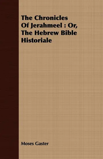 Cover of The Chronicles of Jerahmeel