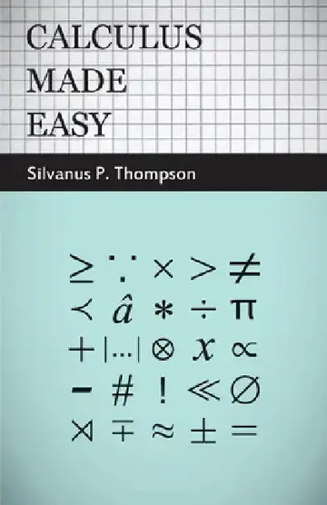 Cover of Calculus Made Easy