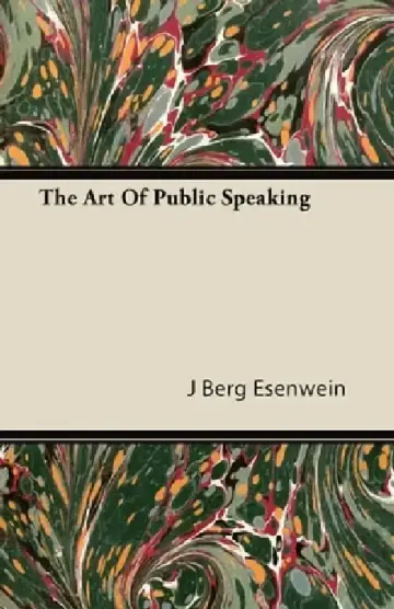 Cover of The Art of Public Speaking