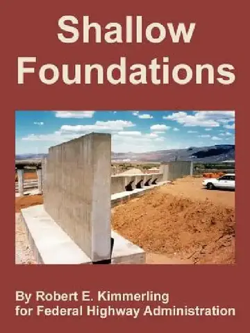 Cover of Shallow Foundations