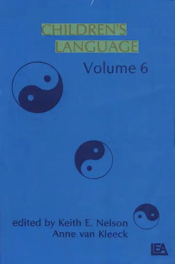 Cover of Children's language
