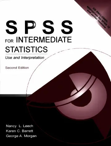 Cover of Spss for Intermediate Statistics