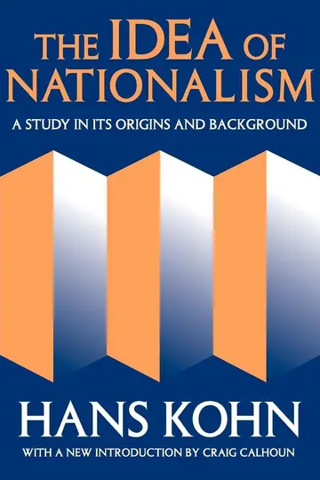 Cover of The Idea of Nationalism