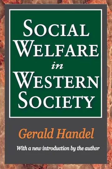 Cover of Social Welfare in Western Society