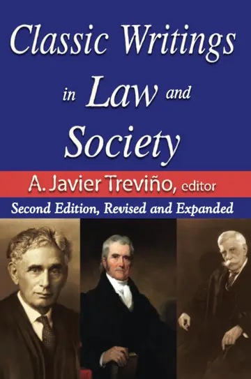 Cover of Classic Writings in Law and Society