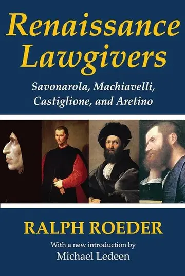 Cover of Renaissance Lawgivers