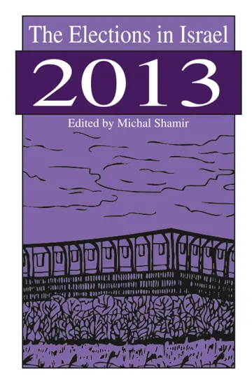Cover of The Elections in Israel 2013