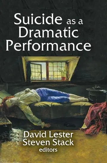 Cover of Suicide as a Dramatic Performance
