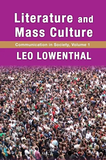 Cover of Literature and Mass Culture