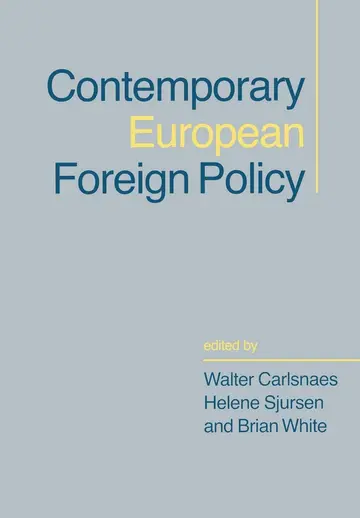 Cover of Contemporary European Foreign Policy