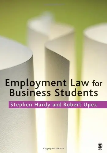 Cover of Employment Law for Business Students