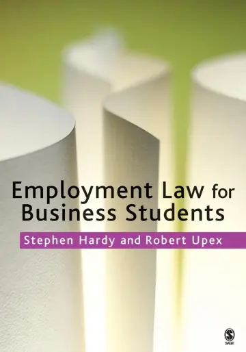 Cover of Employment Law for Business Students