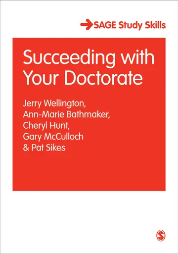 Cover of Succeeding with your Doctorate