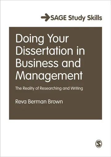 Cover of Doing your Dissertation in Business and Management