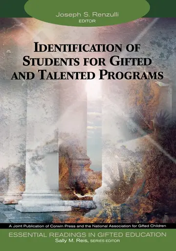 Cover of Identification of Students for Gifted and Talented Programs
