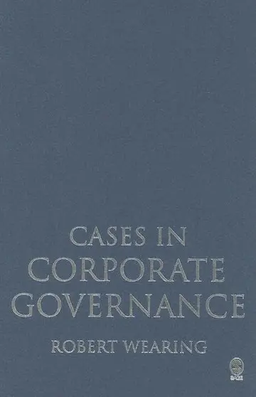 Cover of Cases in Corporate Governance