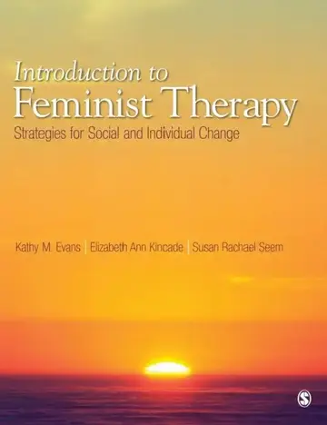 Cover of Introduction to Feminist Therapy