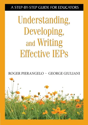 Cover of Understanding, Developing, and Writing Effective IEPs