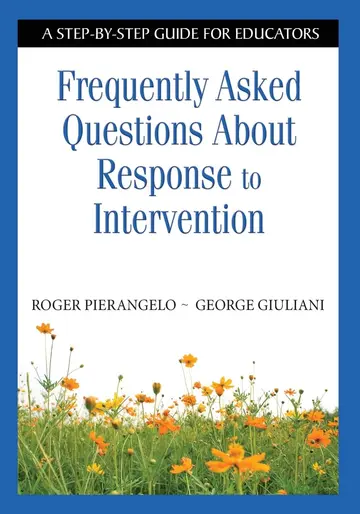 Cover of Frequently Asked Questions About Response to Intervention