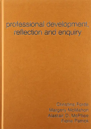 Cover of Professional Development, Reflection and Enquiry