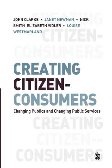 Cover of Creating Citizen - Consumers