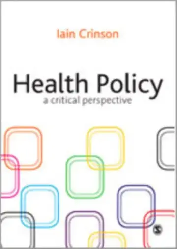 Cover of Health Policy