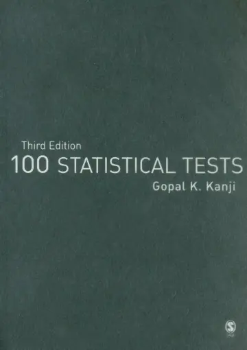 Cover of 100 Statistical Tests