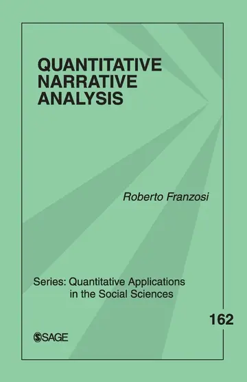 Cover of Quantitative Narrative Analysis - Vol. 162