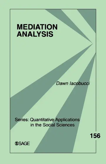Cover of Mediation Analysis - Vol. 156