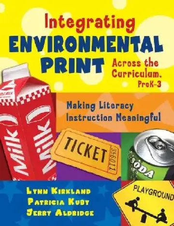 Cover of Integrating Environmental Print Across the Curriculum, PreK-3