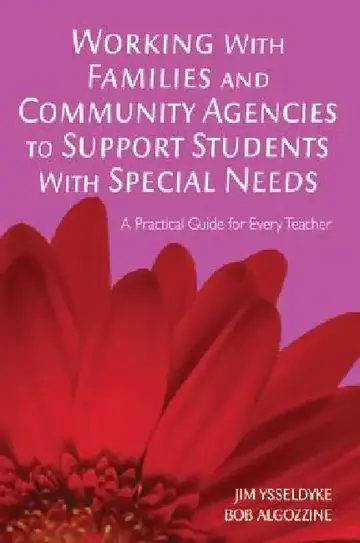 Cover of Working With Families and Community Agencies to Support Students With Special Needs