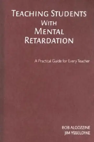 Cover of Teaching Students With Mental Retardation