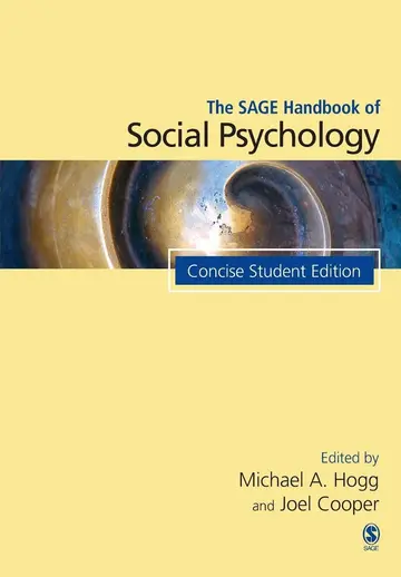 Cover of The SAGE Handbook of Social Psychology