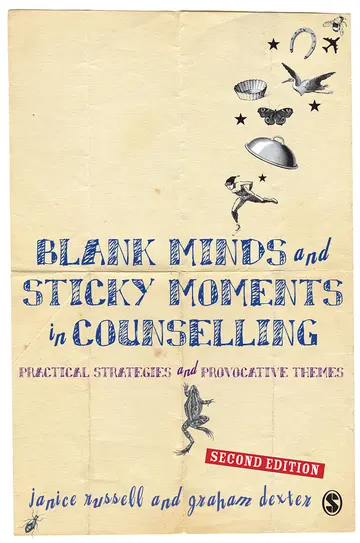 Cover of Blank Minds and Sticky Moments in Counselling