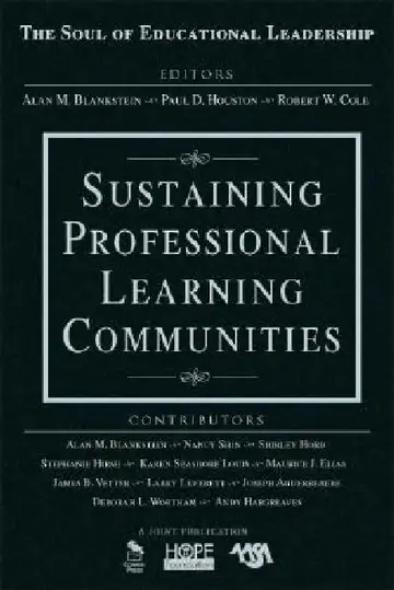 Cover of Sustaining Professional Learning Communities
