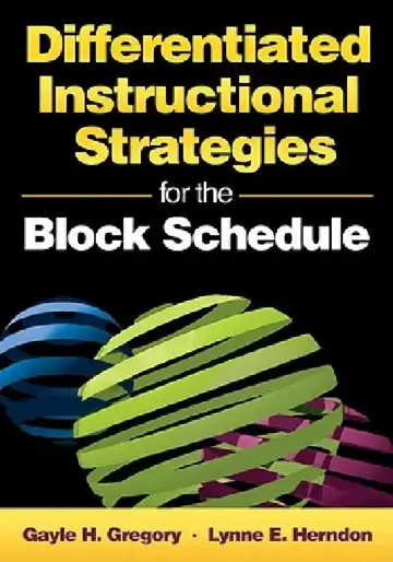 Cover of Differentiated Instructional Strategies for the Block Schedule