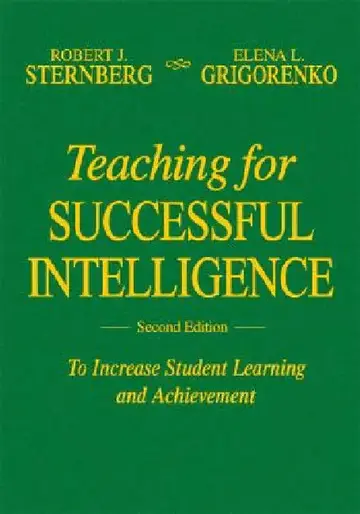 Cover of Teaching for Successful Intelligence