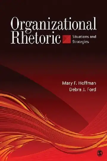 Cover of Organizational Rhetoric