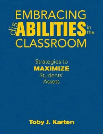 Cover of Embracing Disabilities in the Classroom