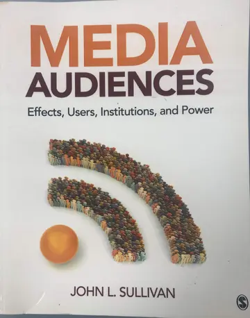 Cover of Media Audiences