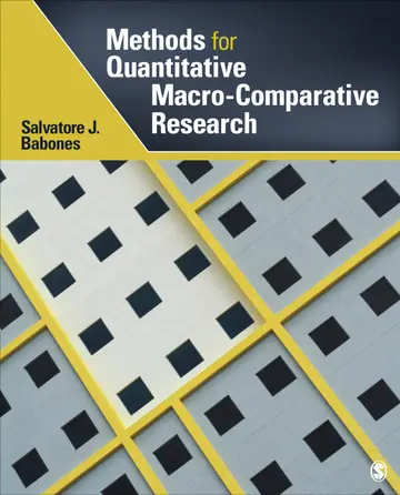 Cover of Methods for Quantitative Macro-Comparative Research