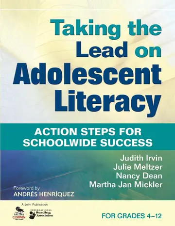 Cover of Taking the Lead on Adolescent Literacy