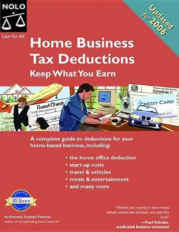 Cover of Home Business Tax Deductions
