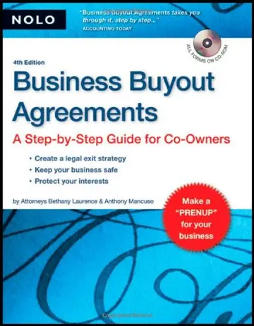Cover of Business Buyout Agreements