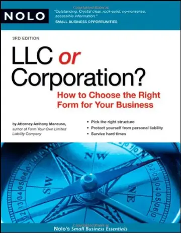 Cover of LLC OR Corporation?
