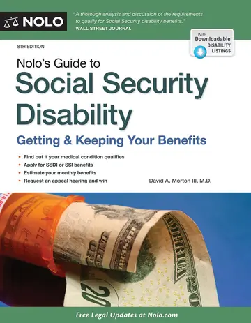Cover of Nolo's Guide to Social Security Disability