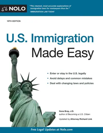 Cover of U.S. Immigration Made Easy