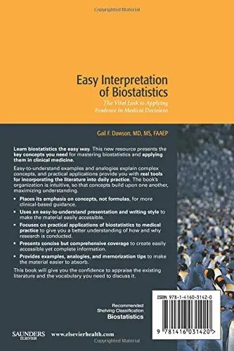 Cover of Easy Interpretation of Biostatistics