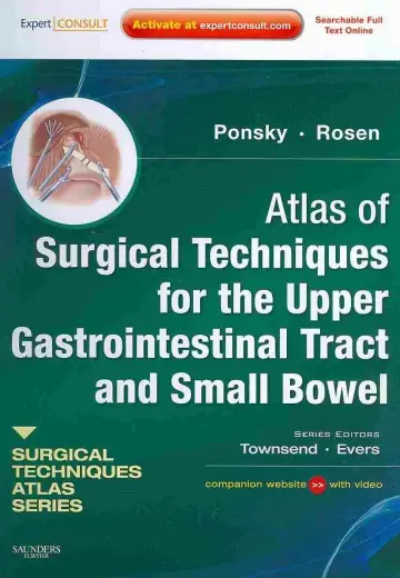Cover of Atlas of Surgical Techniques for the Upper GI Tract and Small Bowel