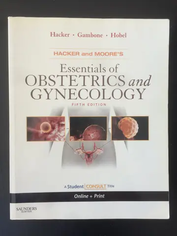 Cover of Hacker and Moore's Essentials of Obstetrics and Gynecology